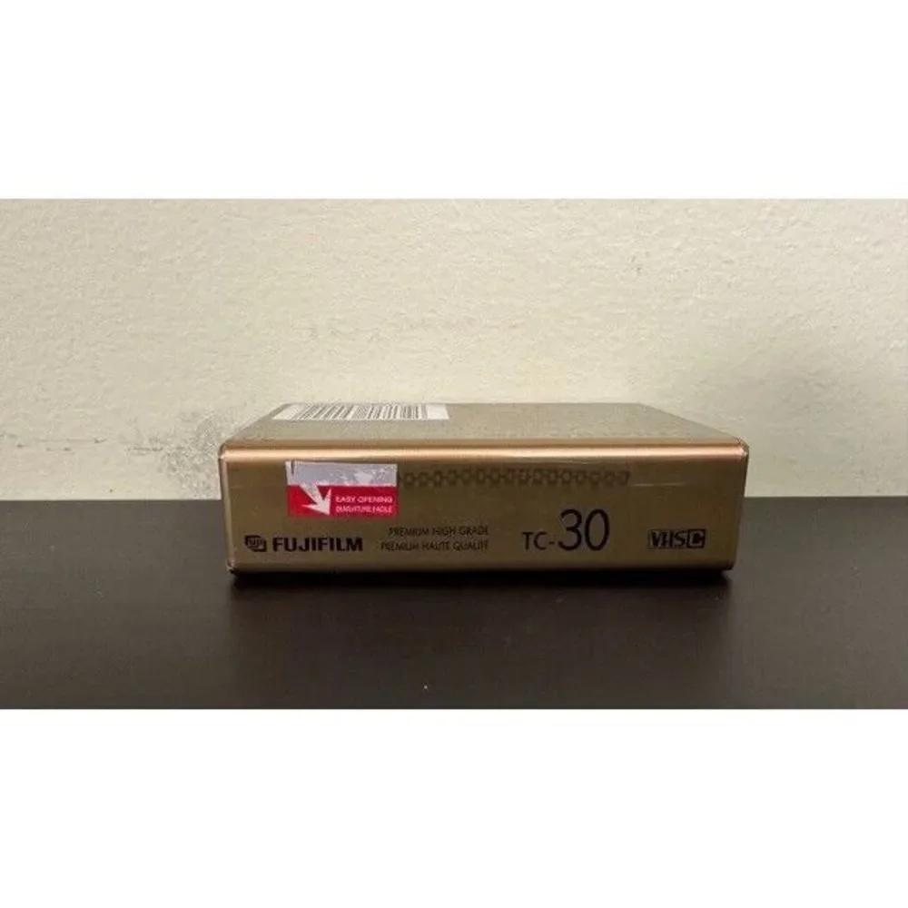Fujifilm Pro VHS-C Camcorder Video Cassette Tape TC-30, NEW Sealed